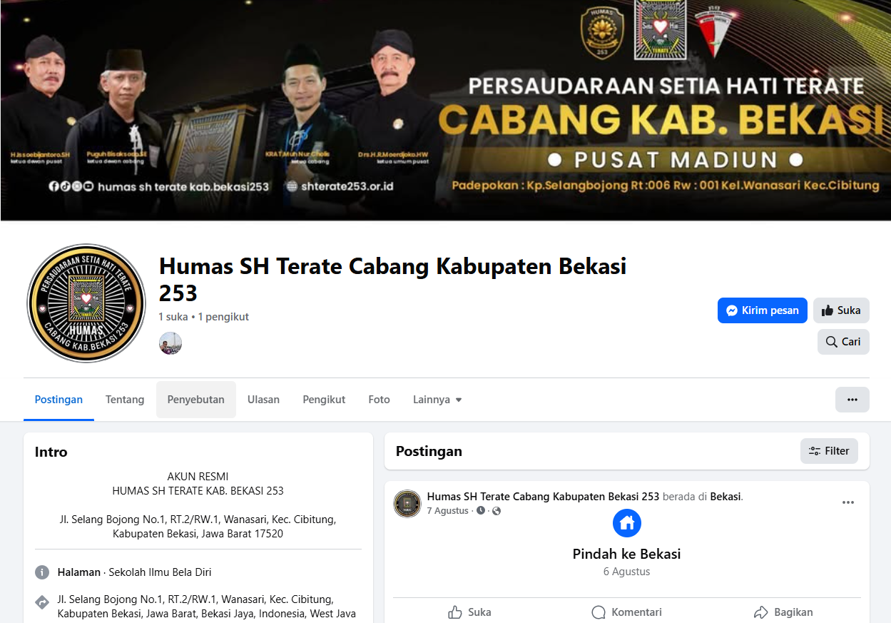 Humas SH Terate Bekasi 253
